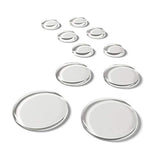 SlapKlatz Pro - Clear | 10 Pieces of Superior Drum Gel Dampeners in 3 Sizes | FREE rugged case included | Non-toxic