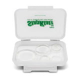 SlapKlatz Pro - Clear | 10 Pieces of Superior Drum Gel Dampeners in 3 Sizes | FREE rugged case included | Non-toxic