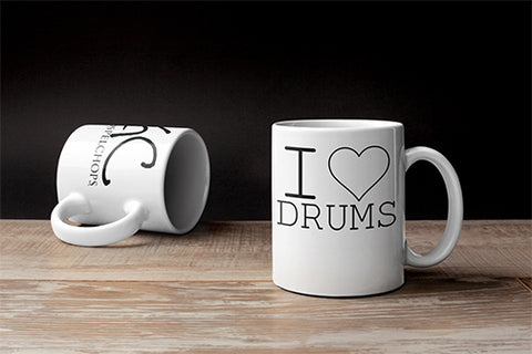 I LOVE DRUMS Mug